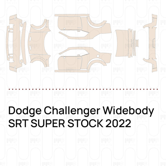 Pre-Cut PPF Dodge Challenger Widebody SRT SUPER STOCK 2022