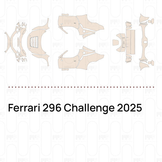Pre-Cut PPF Ferrari 296 Challenge 2025