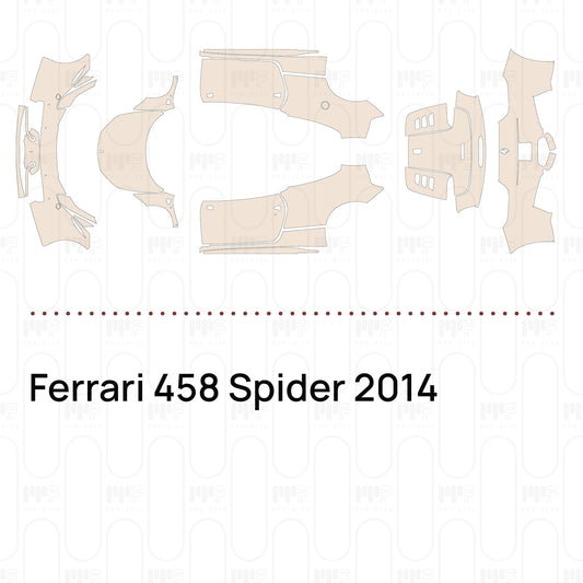 PPF precortado Ferrari 458 Spider 2014