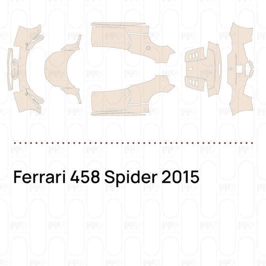PPF precortado Ferrari 458 Spider 2015