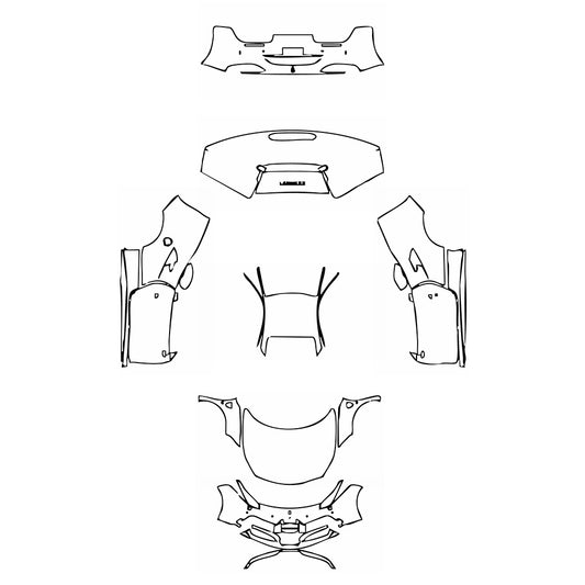 Pre-Cut PPF Ferrari 488 GTB 2015 - PPF-Kits