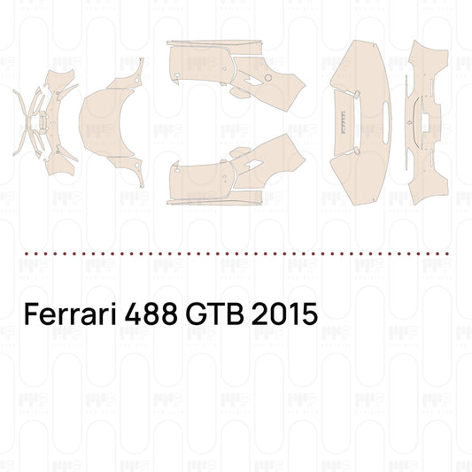 PPF precortado Ferrari 488 GTB 2015