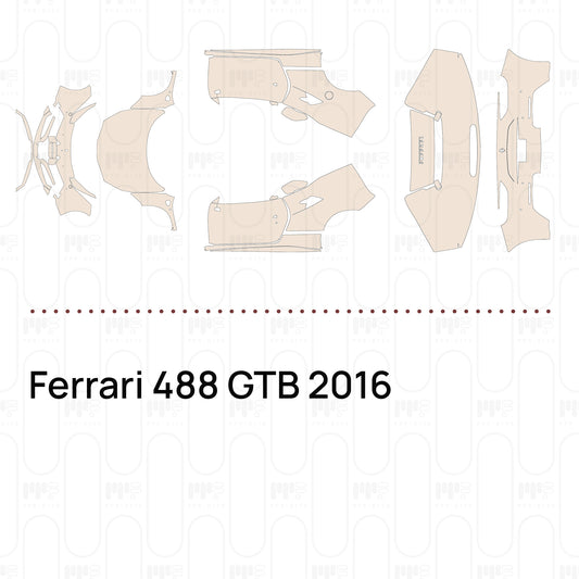 PPF precortado Ferrari 488 GTB 2016