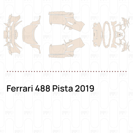 PPF precortado Ferrari 488 Pista 2019