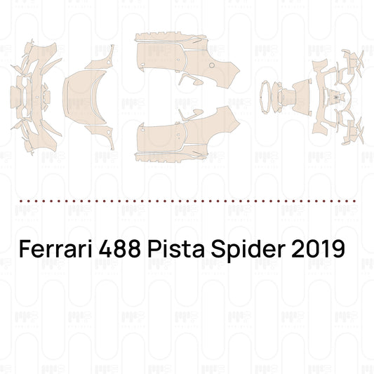 PPF precortado Ferrari 488 Pista Spider 2019