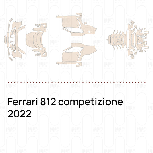 PPF precortado Ferrari 812 competizione 2022