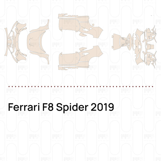 PPF precortado Ferrari F8 Spider 2019