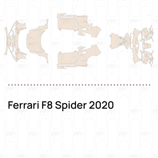 PPF precortado Ferrari F8 Spider 2020