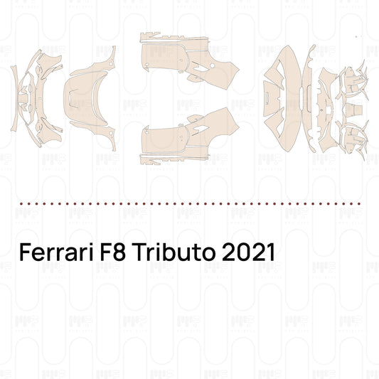 PPF precortado Ferrari F8 Tributo 2021