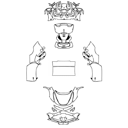 Pre-Cut PPF Ferrari SF90 Spider 2021 - PPF-Kits