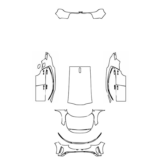 Pre-Cut PPF Fiat Fastback Base 2022 - PPF-Kits
