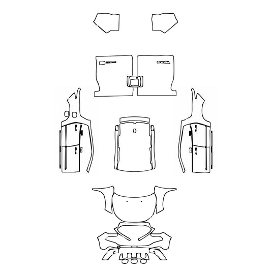 Pre-Cut PPF Fiat Toro 2022 - PPF-Kits