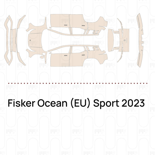 Fisker Ocean (EU) Sport 2023 – Lámina de protección PPF precortada