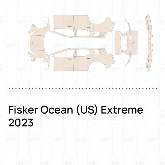Fisker Ocean (US) Extreme 2023 – Lámina de protección PPF precortada