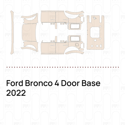 PPF precortado Ford Bronco 4 Door Base 2022