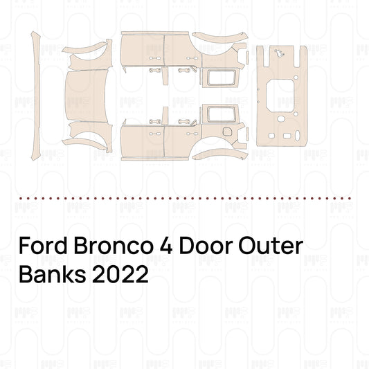 PPF precortado Ford Bronco 4 Door Outer Banks 2022