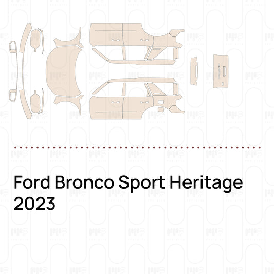 Pre-Cut PPF Ford Bronco Sport Heritage 2023