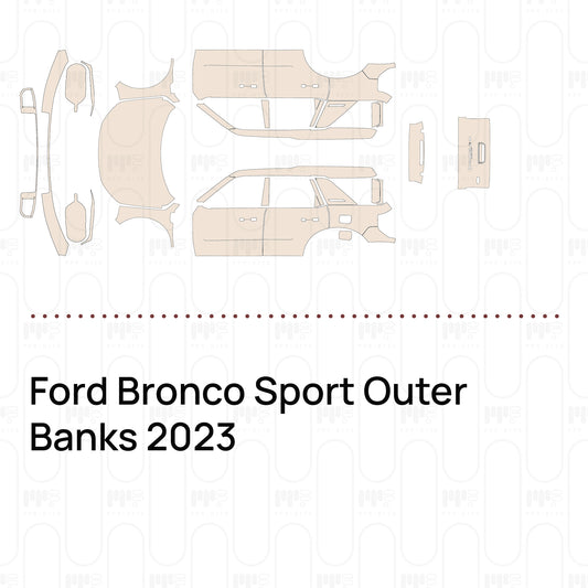 Pre-Cut PPF Ford Bronco Sport Outer Banks 2023