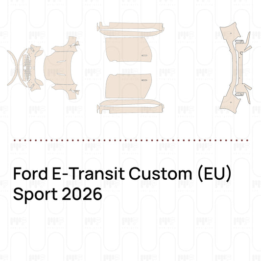 Pre-Cut PPF Ford E‑Transit Custom (EU) Sport 2026