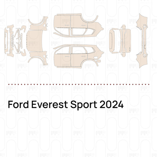 Pre-Cut PPF Ford Everest Sport 2024