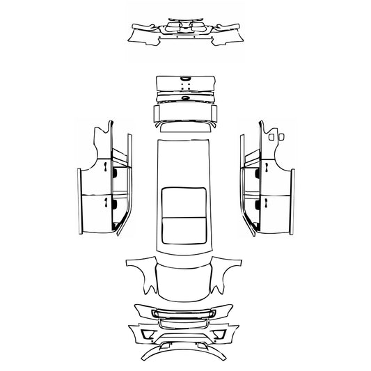 Pre-Cut PPF Ford Expedition Standard Wheelbase King Ranch 2019 - PPF-Kits