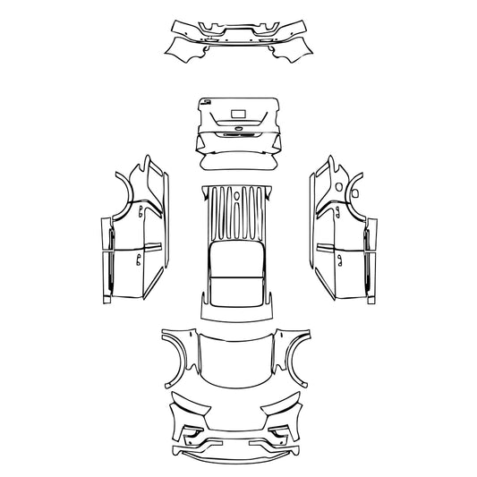 Pre-Cut PPF Ford Explorer 2021 - PPF-Kits