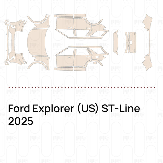Pre-Cut PPF Ford Explorer (US) ST-Line 2025