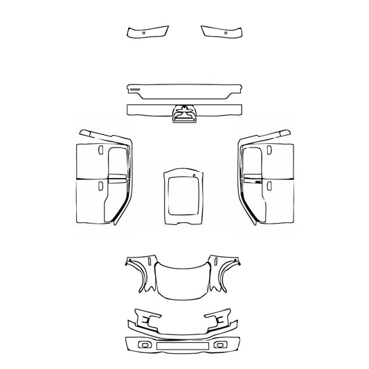Pre-Cut PPF Ford F-150 Limited SuperCrew 2019 - PPF-Kits