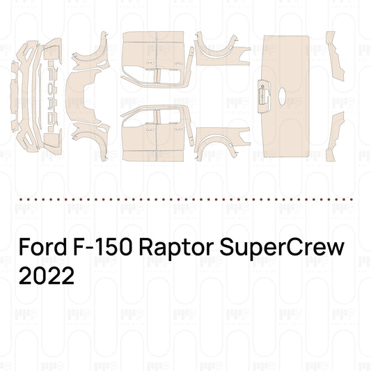 PPF precortado Ford F-150 Raptor SuperCrew 2022