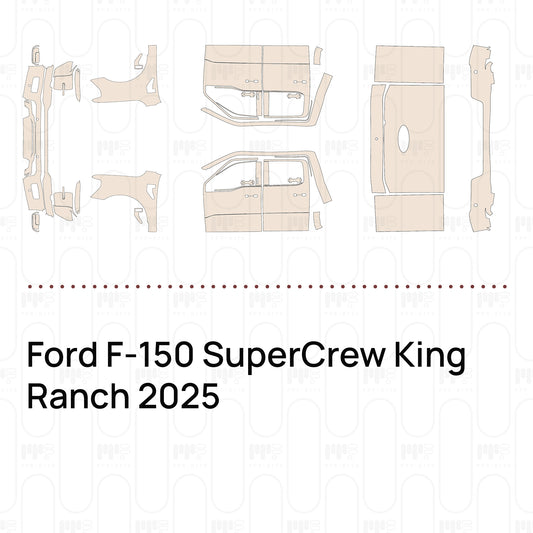 Pre-Cut PPF Ford F-150 SuperCrew King Ranch 2025