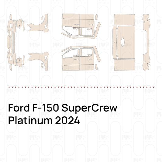 Pre-Cut PPF Ford F-150 SuperCrew Platinum 2024