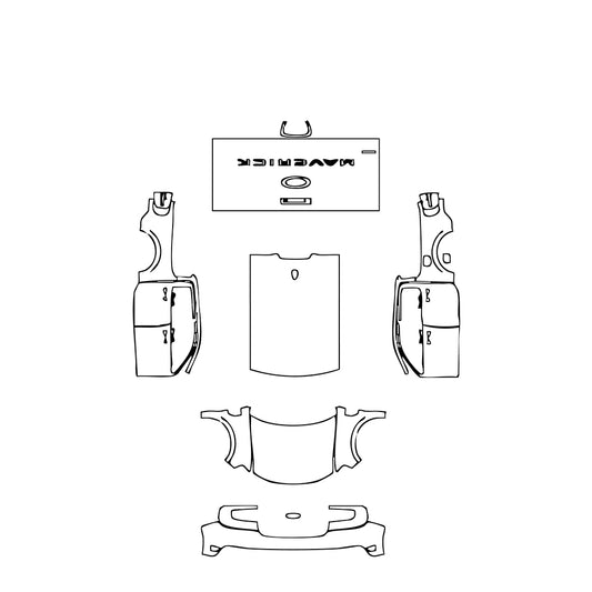 Pre-Cut PPF Ford Maverick LARIAT 2024 - PPF-Kits