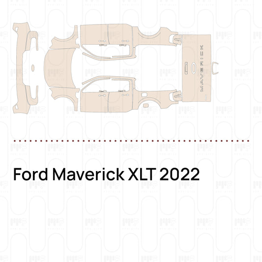 Pre-Cut PPF Ford Maverick XLT 2022