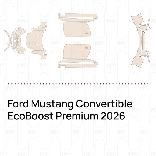 Pre-Cut PPF Ford Mustang Convertible EcoBoost Premium 2026
