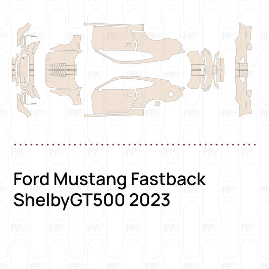 Pre-Cut PPF Ford Mustang Fastback ShelbyGT500 2023
