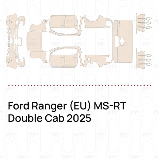Pre-Cut PPF Ford Ranger (EU) MS-RT Double Cab 2025