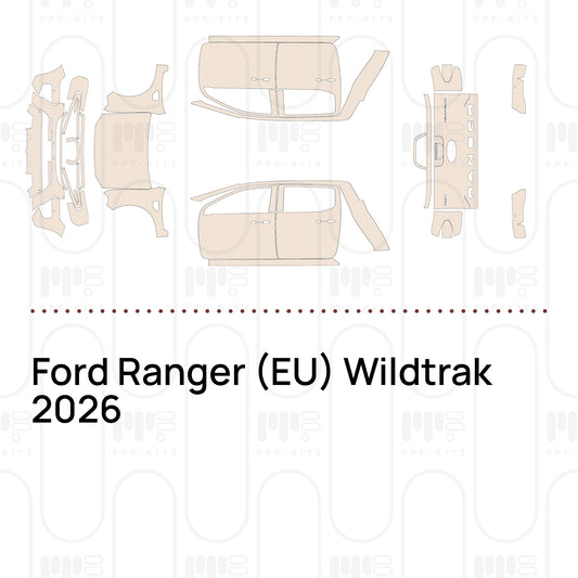 Ford Ranger (EU) Wildtrak 2026 – Pre-Cut PPF