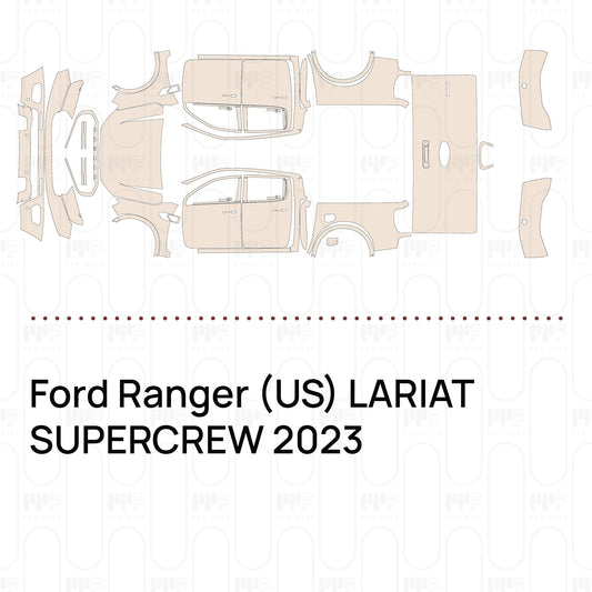 PPF precortado Ford Ranger (US) LARIAT SUPERCREW 2023