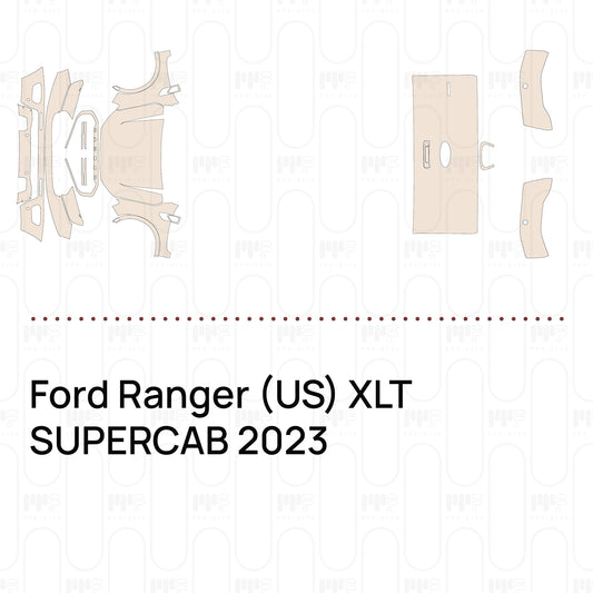 PPF precortado Ford Ranger (US) XLT SUPERCAB 2023
