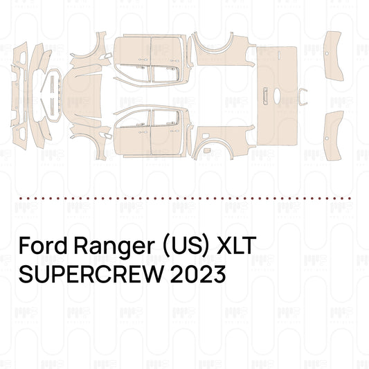 PPF precortado Ford Ranger (US) XLT SUPERCREW 2023