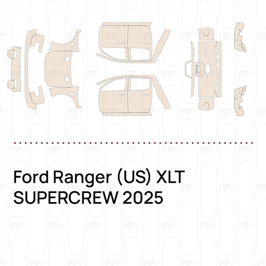 PPF precortado Ford Ranger (US) XLT SUPERCREW 2025