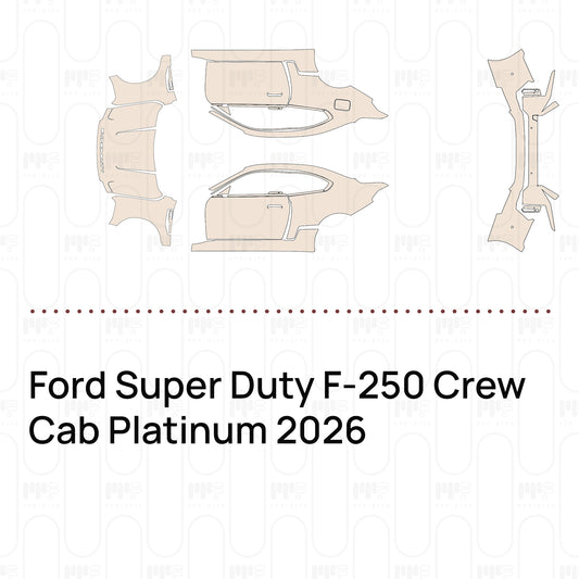 Pre-Cut PPF Ford Super Duty F-250 Crew Cab Platinum 2026