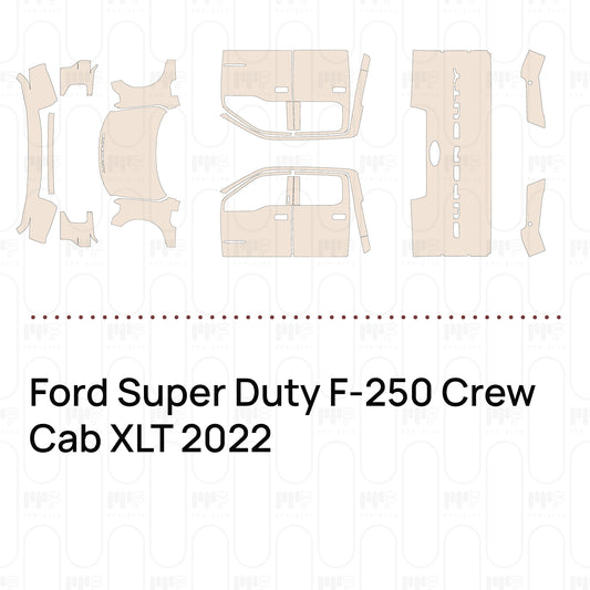 Pre-Cut PPF Ford Super Duty F-250 Crew Cab XLT 2022