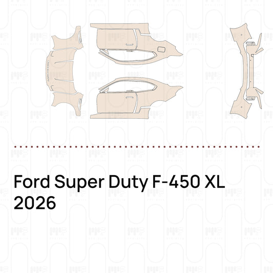Pre-Cut PPF Ford Super Duty F-450 XL 2026