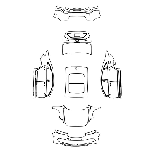 Pre-Cut PPF Ford Taurus Luxury 2019 - PPF-Kits