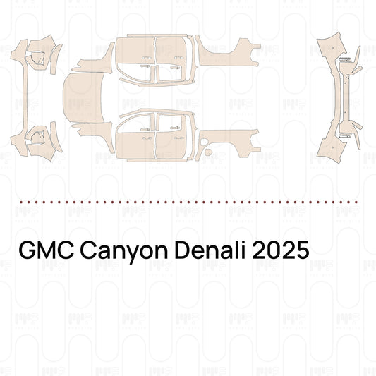 Pre-Cut PPF GMC Canyon Denali 2025