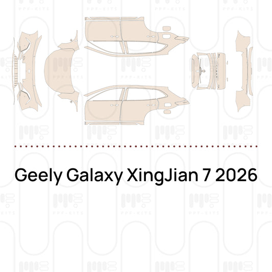 Geely Galaxy XingJian 7 2026 – Pre-Cut PPF