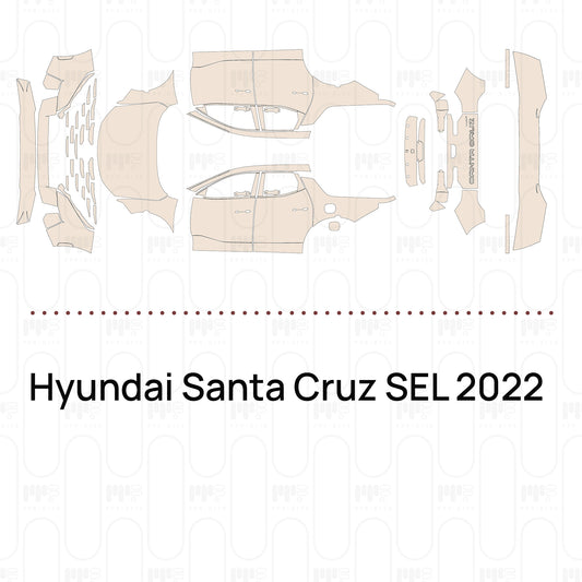 PPF precortado Hyundai Santa Cruz SEL 2022