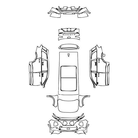 Pre-Cut PPF Hyundai Santa Fe (CN) 2019 - PPF-Kits