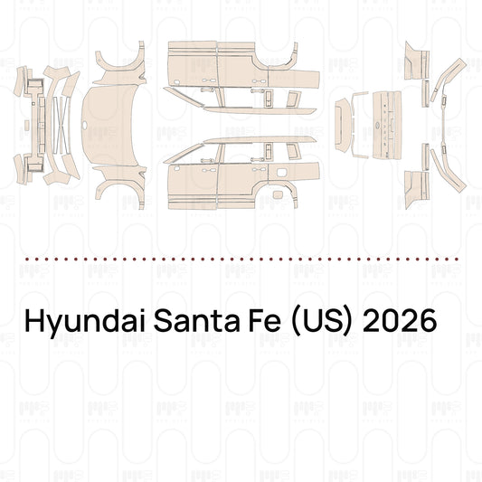 PPF precortado Hyundai Santa Fe (US) 2026